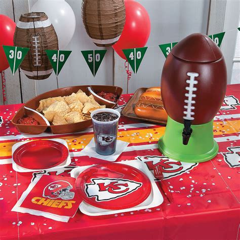 chiefs party ideas|chiefs birthday party decorations.